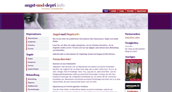 Desktop Screenshot of angst-und-depri.info